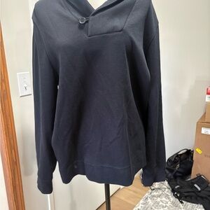 Perry Ellis Men's V-Neck Sweater - Black